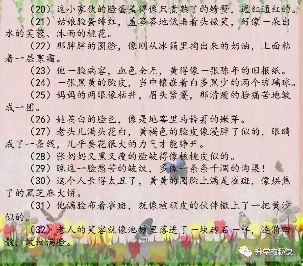 孩子期末复习孩子作文脱颖而出（词语+句子+常考小常识）