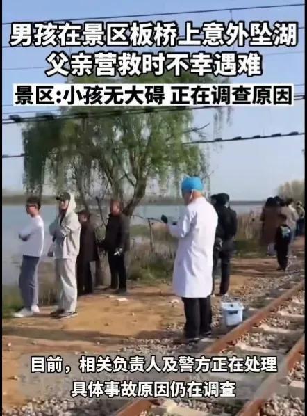 男童景区落水，父亲营救时不幸溺亡